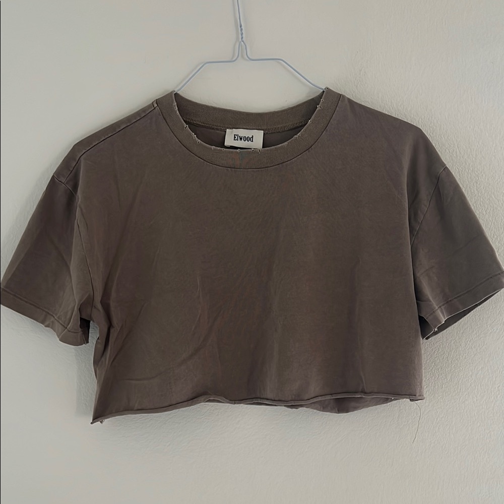 Elwood oversized crop top